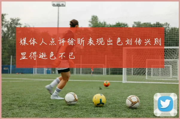 媒体人点评徐昕表现出色刘传兴则显得逊色不已
