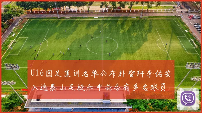 U16国足集训名单公布朴智轩李佑安入选泰山足校和申花各有多名球员参与