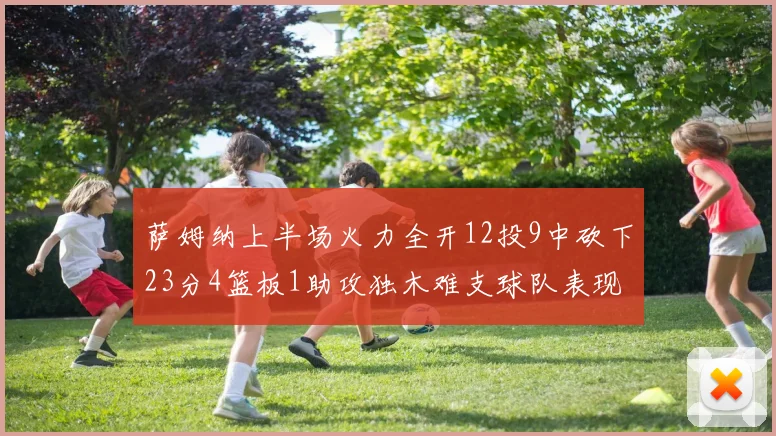 萨姆纳上半场火力全开12投9中砍下23分4篮板1助攻独木难支球队表现不佳